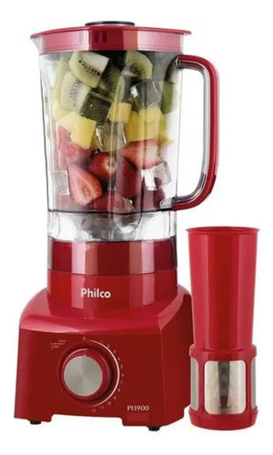 Liquidificador Ph900 Vermelho 1200w Philco 110v Vermelho 2