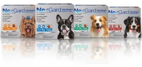 NexGard Antipulgas E Carrapatos Para Cães de 2kg a 4kg 1 Tablete Mastigável Proteção de 30 Dias 4
