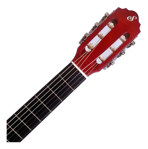 Violão Clássico Giannini N-14 Natural Tampo Sabina Verniz Brilhante Com Cordas De Nylon 4