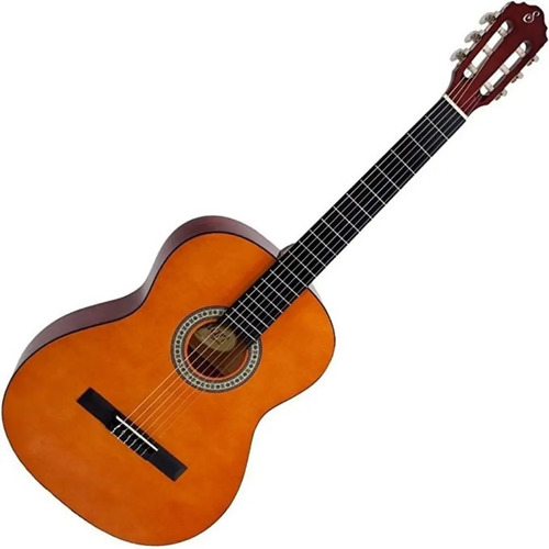 Violão Clássico Giannini N-14 Natural Tampo Sabina Verniz Brilhante Com Cordas De Nylon 8