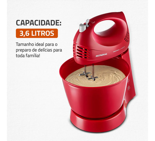 Batedeira Power Prática Mondial, 400W - B-44-R 3