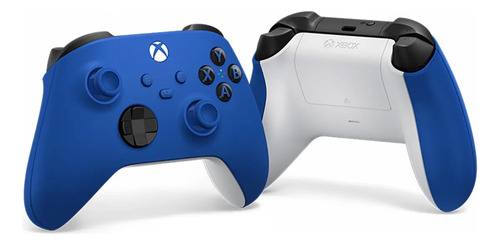 Controle Joystick Sem Fio Microsoft Xbox Shock Blue 3