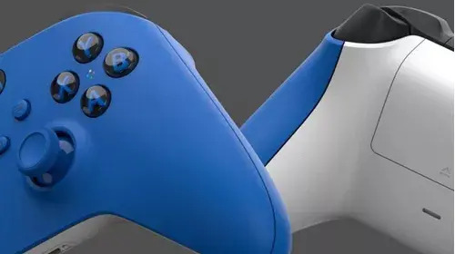 Controle Joystick Sem Fio Microsoft Xbox Shock Blue 4