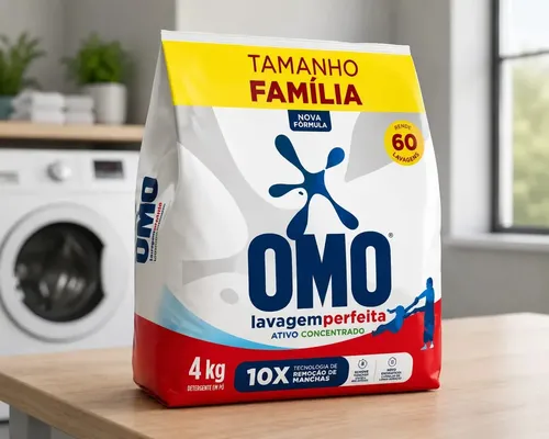 Sabão em Pó Omo Lavagem Perfeita 4kg 5