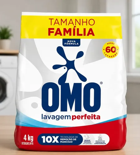 Sabão em Pó Omo Lavagem Perfeita 4kg 8