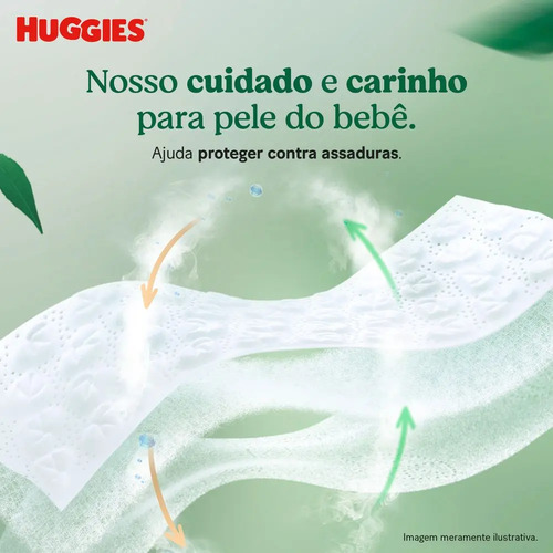 Huggies Fralda Descartável Premium Natural Care RN 34 Unidades 3