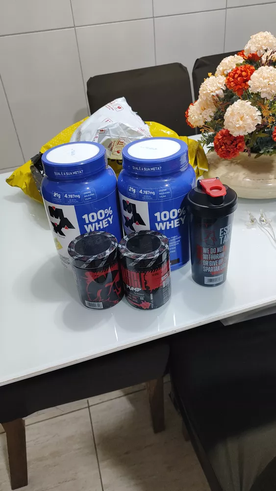 100% Whey 900g Refil Max Titanium Sabor Cookies & cream 8
