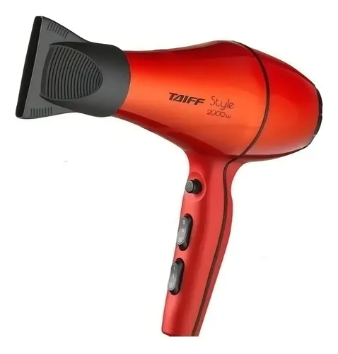 Secador de Cabelo Taiff Style Profissional 2000W Iônico Vermelho