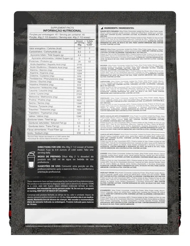 Whey Isolate Protein Fuse Refil 1,8kg Dark Lab - Mp Importad Sabor Creme de avelã 2
