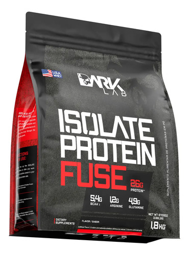 Whey Isolate Protein Fuse Refil 1,8kg Dark Lab - Mp Importad Sabor Creme de avelã 4