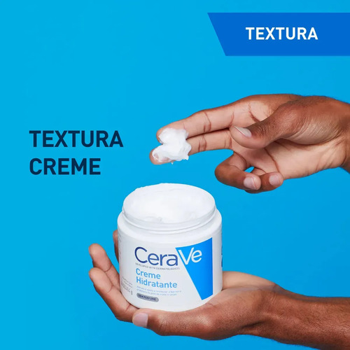 Creme Hidratante Corporal e facial para Pele Seca a Extra Seca Sem Perfume 454g CeraVe 2