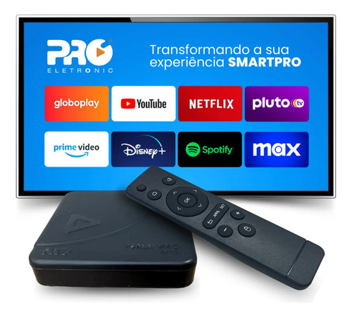 Smart Box Proeletronic Smartpro Prosb-3000/16 Gb 4K HD 7