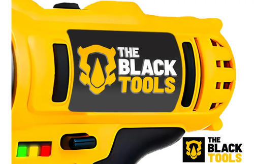 Furadeira Parafusadeira Sem Fio A Bateria Tb-12e 12v 3/8 10mm Com Maleta E Acessórios The Black Tools 9