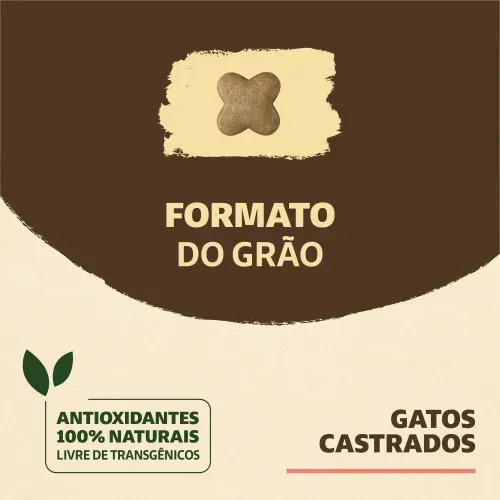 Ração Seca Quatree Supreme Gatos Adultos Castrados Salmão Batata 10kg 11