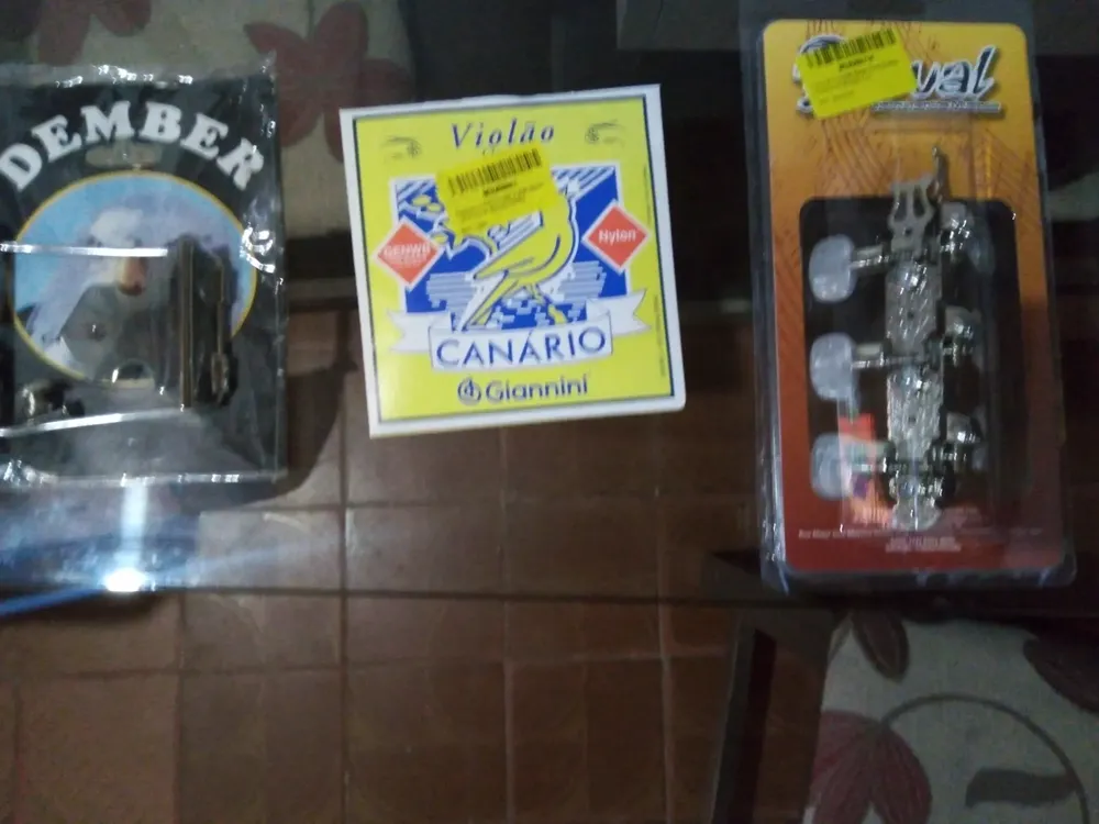 Kit 2 Encordoamento Violão Giannini Genwb Nylon Médio Bolinh 7