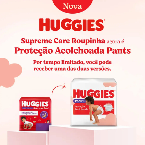 Huggies Fralda Pants Roupinha Proteção Acolchoada XG - 64 Un 2