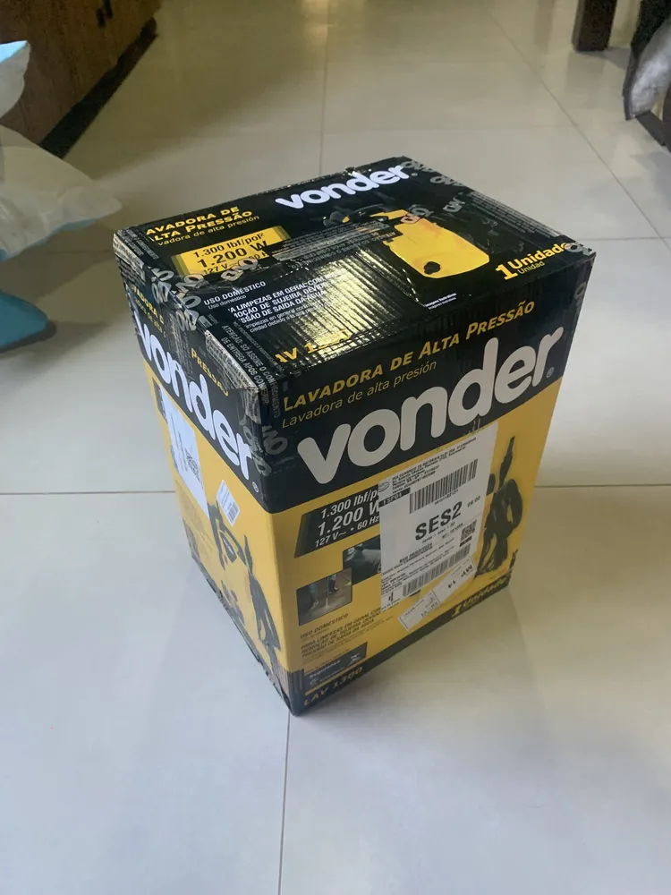 Lavadora de Alta Pressão Vonder LAV 1300 – 1300 Libras, Compacta, Potente, Ideal para Carros, Quintais e Limpezas Pesadas 15