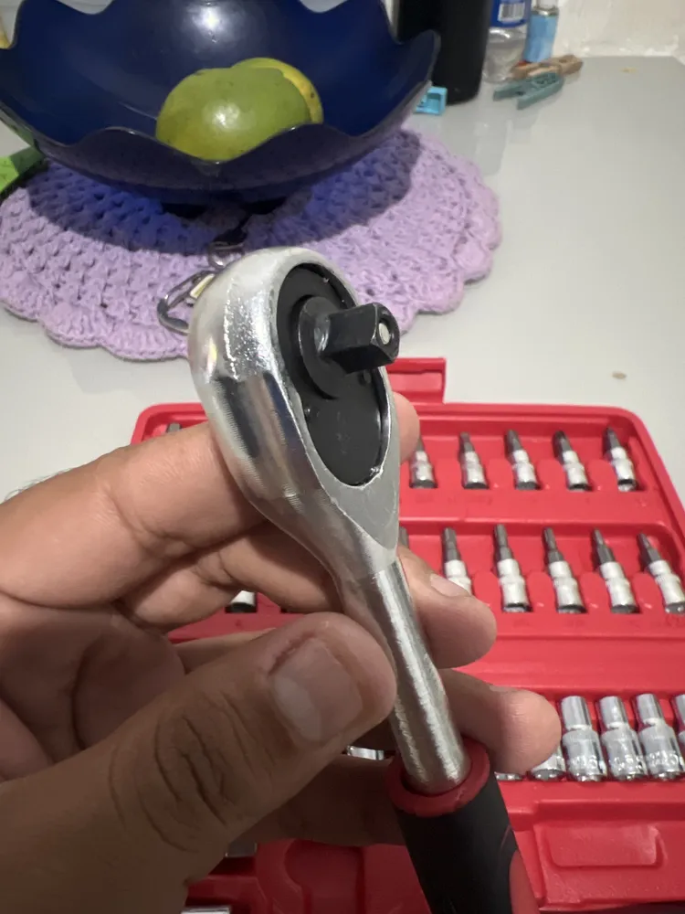 Kit Ferramentas Quicko 46 Peças Com Soquetes e Chaves Para Carro e Casa 12