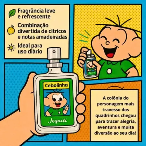 Colônia Turma Da Mônica Cebolinha Jequiti 25mL 7