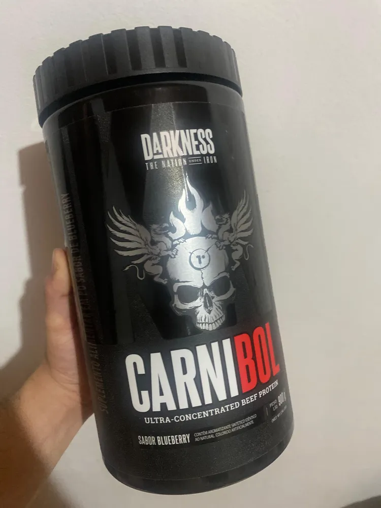 Darkness Carnibol Proteína Ultra Concentrada Chocolate - 900g 12