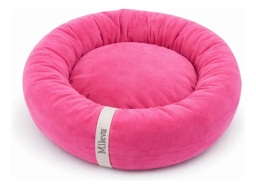 Cama De Gato Caminha Nuvem Ninho Pet Soft Redonda 50x50cm Cor Pink 2