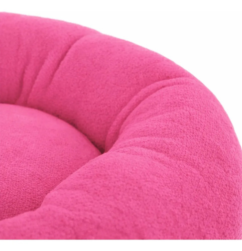 Cama De Gato Caminha Nuvem Ninho Pet Soft Redonda 50x50cm Cor Pink 5
