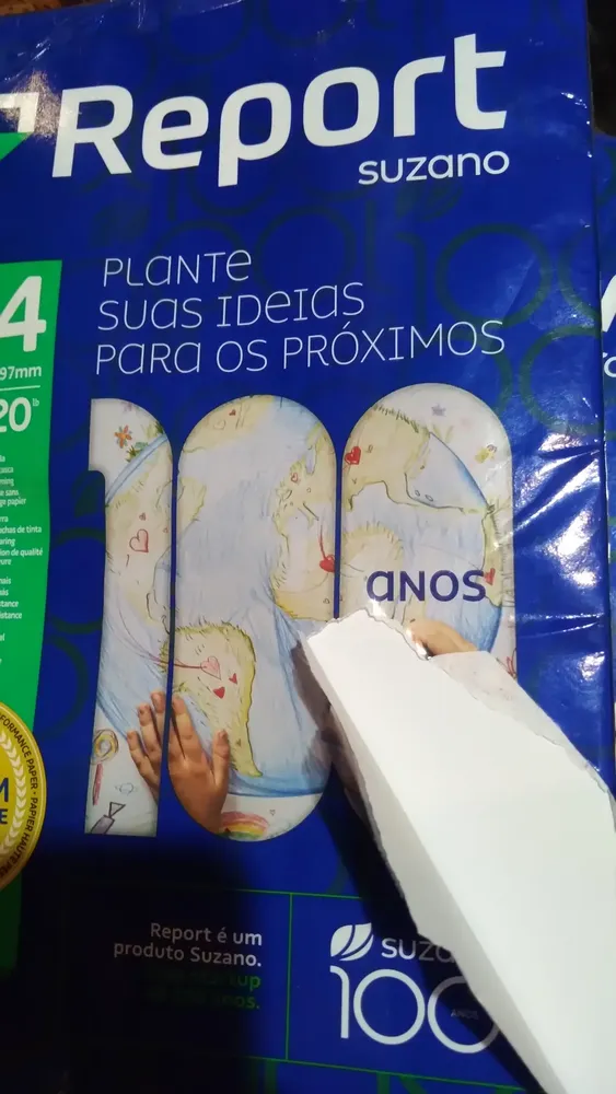 Papel Sulfite A4 Report 2500 Folhas Premium 5 Resmas 75g 15