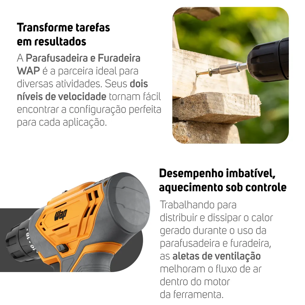 Parafusadeira E Furadeira De Impacto Wf 12k3.2 Wap 13