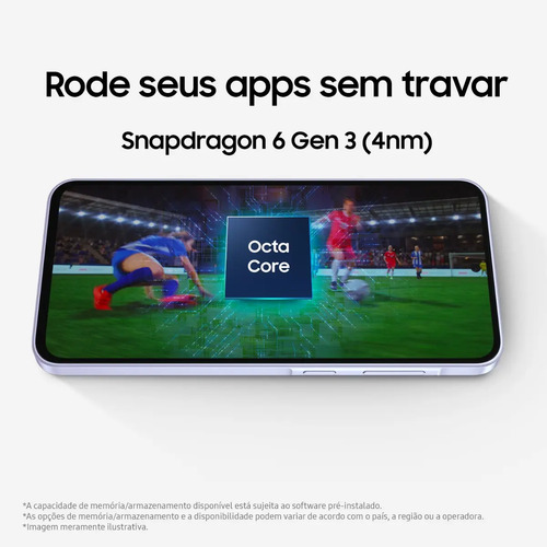 Smartphone Samsung Galaxy A36 5g 128gb 6gb Ram Câmera Tripla De Até 50mp Selfie De 12mp Ip67 Super Amoled 6.7'' Nfc Recursos Ai Android E Segurança Snapdragon - Violeta 5