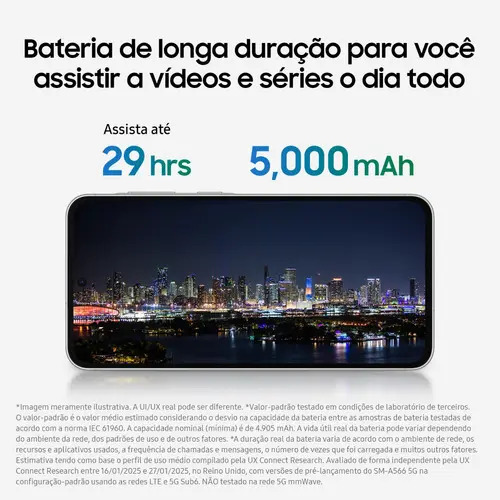 Smartphone Samsung Galaxy A36 5g 128gb 6gb Ram Câmera Tripla De Até 50mp Selfie De 12mp Ip67 Super Amoled 6.7'' Nfc Recursos Ai Android E Segurança Snapdragon - Violeta 6