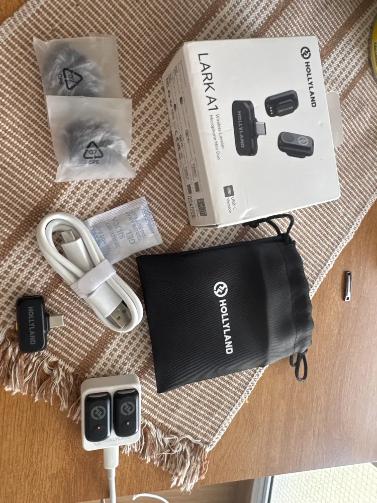 Microfone Hollyland Lark A1 Mini Usb-c Preto 14