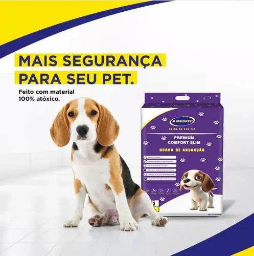 Tapete Higiênico Higienepet 60x60cm 50 Unidades Premium Ultra Absorção 7