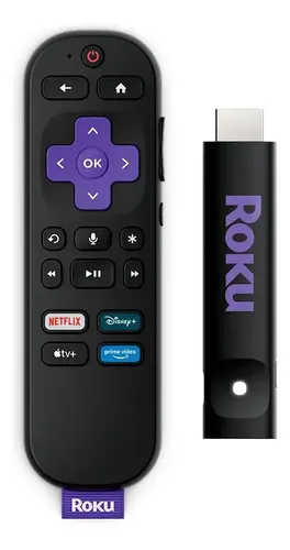 Roku Streaming Stick 2025 Para Tv Hd/fhd Controle Por Voz Preto De Voz 3ª geração 3840BR 4