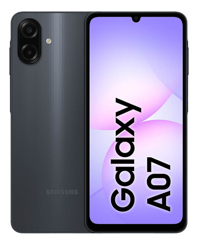 Celular Samsung Galaxy A07 256gb, 8gb, Câmera 50mp, Tela 6.7 , Proteção Ip54, Processador 6nm - Preto