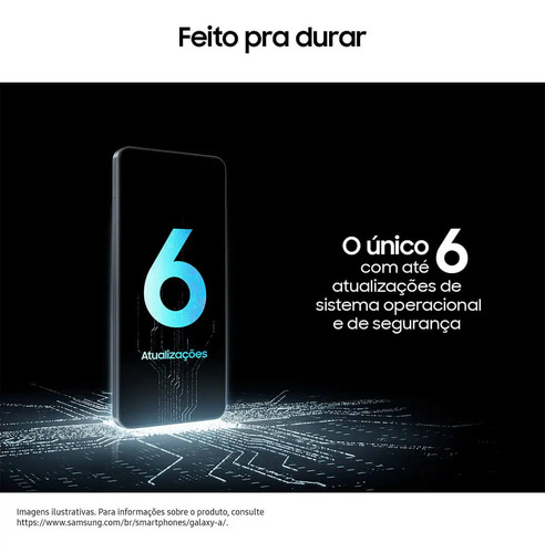 Celular Samsung Galaxy A07 256gb, 8gb, Câmera 50mp, Tela 6.7 , Proteção Ip54, Processador 6nm - Preto 5