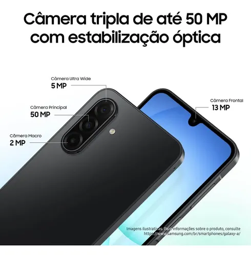 Celular Samsung Galaxy A17 5g Com Ia, 256gb, 8gb Ram, Câm De 50mp, Tela De 6.7 , Nfc, Ip54 - Azul — foto 6