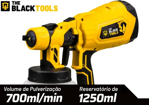 A Pistola De Pintura Hvlp 1.4l 600w Com 4 Bicos Tpp150 10