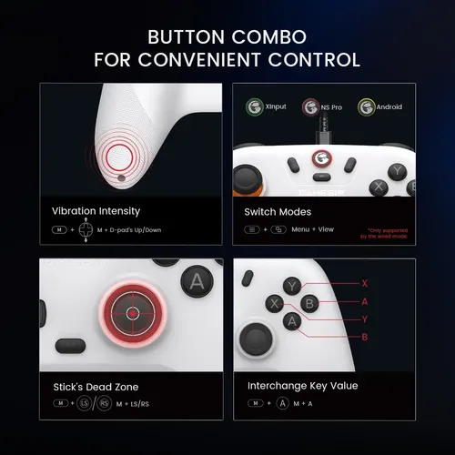Controlador sem fio Gamesir Nova Lite para PC/Switch-pur 7