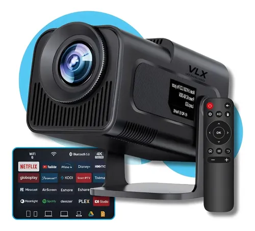 Projetor Mini Hy320 Wi-fi Smart Tv 4k Hd 110v/220v Portatil