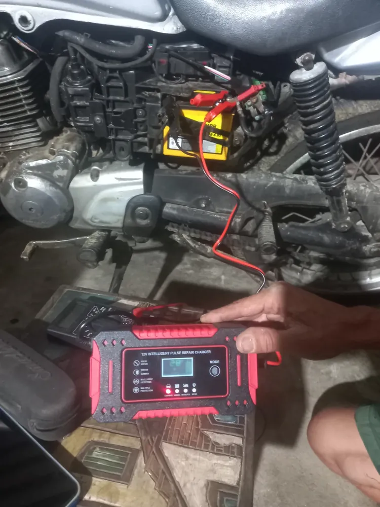 Carregador Inteligente De Bateria Automotiva 12v 6a Bivolt Recupera Baterias 4ah A 100ah Todos Veículos Moto Carro Caminhão Barco 9