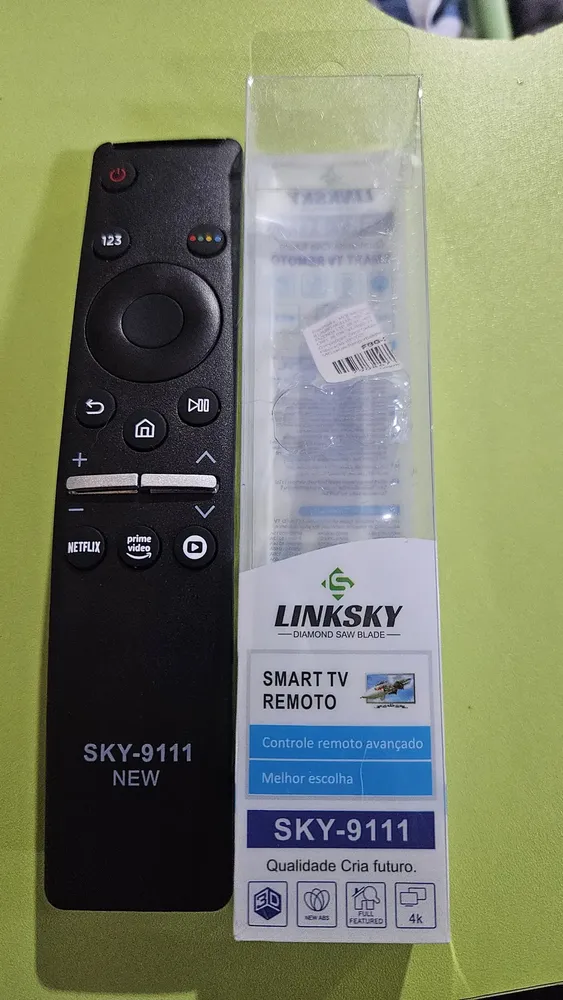 Controle Remoto Para Smart Tv Samsung 4k Crystal Au7700 Au8800 9
