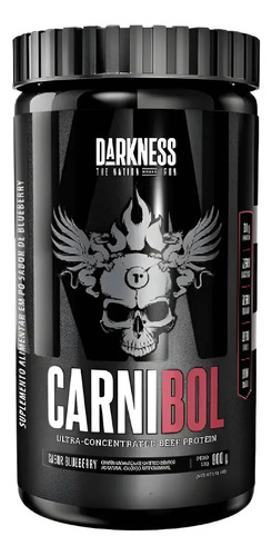 Proteína Da Carne Carnibol - Darkness (907g) Integralmedica Sabor Blueberry